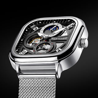 Men's Star Three-eye Automatic Mechanical Watch