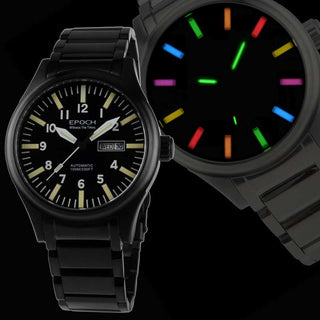 Men's Watch Rainbow Light Tube Automatic Mechanical Waterproof