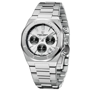 Design Men's Watch Quartz 6 Hand Chronograph Business