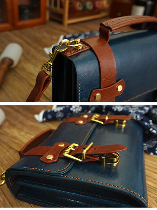 Handbag DIY Material Handmade Women's Genuine Leather Messenger Bag