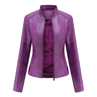 European And American Women's Leather Jackets