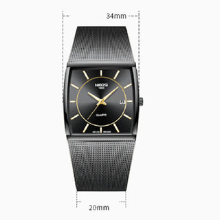 Fashion Men's Mesh Strap Quartz Watch