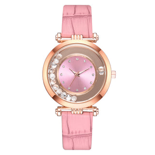 Rhinestone Ball Fashion Watch Fashion Serpentine PU Leather